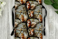 Squirrel Tarot Bag/ Custom Tarot Bag/ Keepsake Bag / Drawstring Bag / Oracle Bag / Jewelry Bag / Crystal Bag / Gift Bag / Tarot Pouch