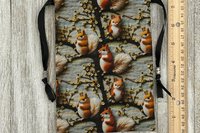 Squirrel Tarot Bag/ Custom Tarot Bag/ Keepsake Bag / Drawstring Bag / Oracle Bag / Jewelry Bag / Crystal Bag / Gift Bag / Tarot Pouch