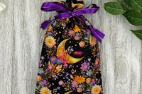 Moon Garden Tarot Bag/ Custom Tarot Pouch/ Keepsake Bag / Drawstring Bag / Oracle Bag / Crystal Bag / Tarot Pouch / Cosmetic Bag