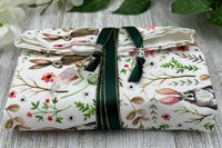 Reversible Cotton Lined Tarot Wrap/ Bunny Tarot Wrap / Tarot Supplies / Tarot Deck Storage / Tarot Cloth / Tarot Supplies / Altar