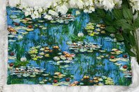 Monet Altar Cloth, Tarot Cloth, Altar Decor, Double Sided Altar Cloth, Wall Hanging, Dice Mat, Centerpiece