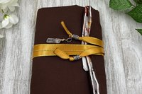 Reversible Cotton Lined Tarot Wrap/ Leaves Tarot Wrap / Tarot Supplies / Tarot Deck Storage / Tarot Cloth / Tarot Supplies / Altar