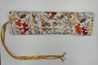 Reversible Cotton Lined Tarot Wrap/ Leaves Tarot Wrap / Tarot Supplies / Tarot Deck Storage / Tarot Cloth / Tarot Supplies / Altar