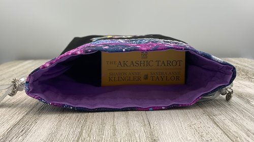 Pentacle Tarot Bag / Keepsake Bag / Drawstring Bag / Oracle Bag / Jewelry Bag / Purse / Crystal Bag / Gift Bag / Tarot Pouch / Cosmetic Bag