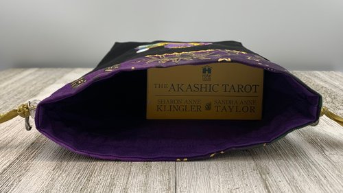 Pentacle Altar Tarot Bag / Keepsake Bag / Drawstring Bag / Oracle Bag / Jewelry Bag / Purse / Crystal Bag / Gift Bag / Tarot Pouch