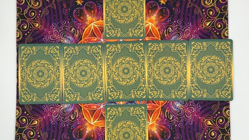 Flower of Life Mandala Altar Cloth, Tarot Cloth, Altar Decor, Double Sided Altar Cloth, Wall Hanging, Dice Mat, Centerpiece
