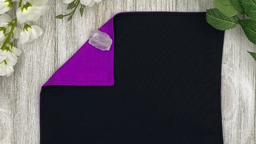 Silk MINI Altar Cloth - Magenta, Traveling Altar Cloth, Portable Altar Cloth, Small Spaces Altar, Home Office Altar