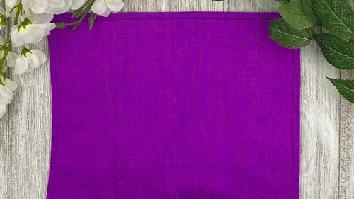 Silk MINI Altar Cloth - Magenta, Traveling Altar Cloth, Portable Altar Cloth, Small Spaces Altar, Home Office Altar