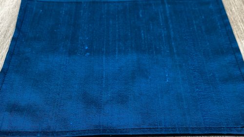 Silk MINI Altar Cloth - Blue, Traveling Altar Cloth, Portable Altar Cloth, Small Spaces Altar, Home Office Altar