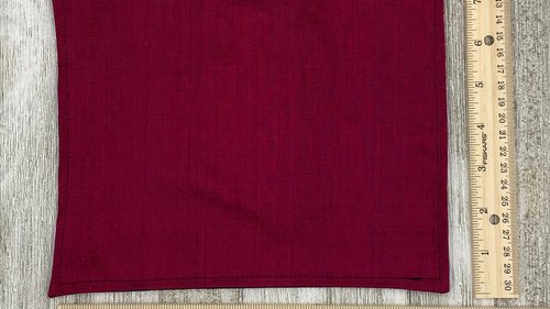 Silk MINI Altar Cloth - Cranberry, Traveling Altar Cloth, Portable Altar Cloth, Small Spaces Altar, Home Office Altar