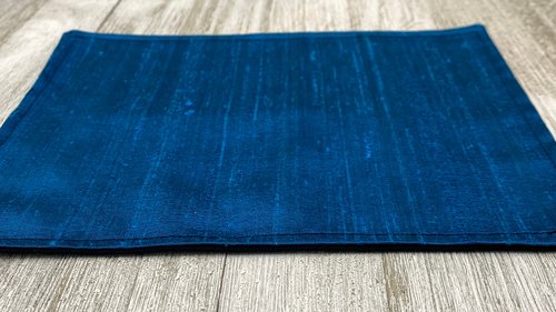 Silk MINI Altar Cloth - Blue, Traveling Altar Cloth, Portable Altar Cloth, Small Spaces Altar, Home Office Altar