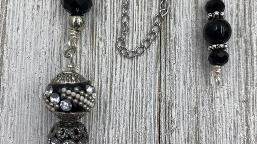 Black Obsidian Pendulum, Crystal Pendulum, Divination Pendulum, Metal Pendulum, Dowsing Pendulum, Energy Healing Pendulum Draft