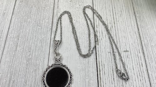 Silver Mirror Necklace, Protection Necklace, Wiccan jewelry, Witch necklace, Witchcraft jewelry, Pagan jewelry