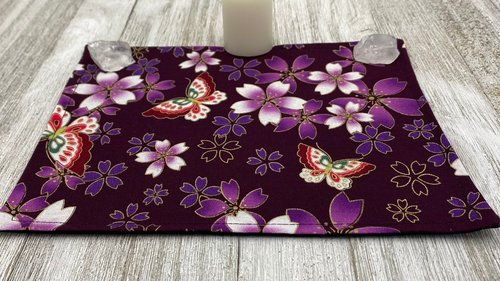 MINI Altar Cloth -Butterfly Traveling Altar Cloth, Portable Altar Cloth, Small Spaces Altar, Home Office Altar