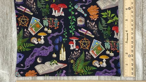 MINI Altar Cloth - Witchy Altar Cloth, Traveling Altar Cloth, Portable Altar Cloth, Small Spaces Altar, Home Office Altar