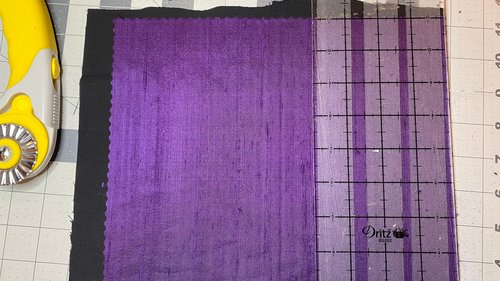 Silk MINI Altar Cloth - Dark Purple, Traveling Altar Cloth, Portable Altar Cloth, Small Spaces Altar, Home Office Altar