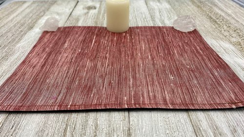 Silk MINI Altar Cloth - Tri Color, Traveling Altar Cloth, Portable Altar Cloth, Small Spaces Altar, Home Office Altar