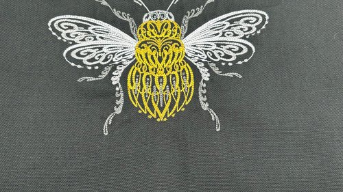 Bee Embroidered Altar Cloth, Tarot Cloth, Altar Decor, Double Sided Altar Cloth, Wall Hanging, Dice Mat, Centerpiece