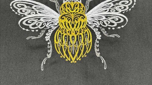 Bee Embroidered Altar Cloth, Tarot Cloth, Altar Decor, Double Sided Altar Cloth, Wall Hanging, Dice Mat, Centerpiece