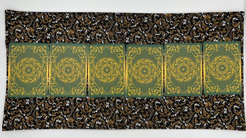 Gold and Silver Altar Cloth, Tarot Cloth, Altar Decor, Double Sided Altar Cloth, Wall Hanging, Dice Mat, Centerpiece