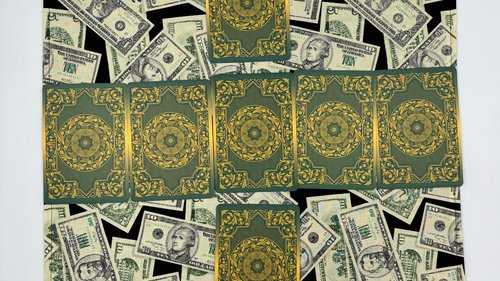 Money Manifesting Altar Cloth, Tarot Cloth, Altar Decor, Double Sided Altar Cloth, Wall Hanging, Dice Mat, Centerpiece