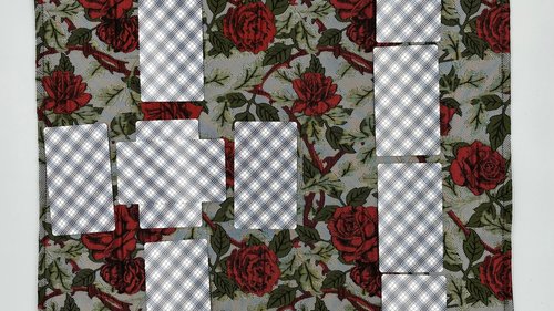 Roses Altar Cloth, Tarot Cloth, Altar Decor, Double Sided Altar Cloth, Wall Hanging, Dice Mat, Centerpiece