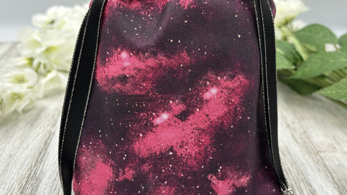 Galaxy Tarot Bag/ Custom Tarot Bag/ Keepsake Bag / Drawstring Bag / Oracle Bag / Jewelry Bag / Crystal Bag / Gift Bag / Tarot Pouch