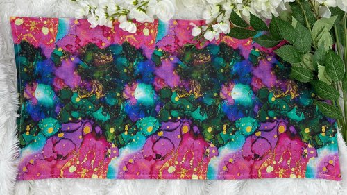 Colorful Altar Cloth, Tarot Cloth, Altar Decor, Double Sided Altar Cloth, Wall Hanging, Dice Mat, Centerpiece