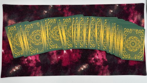 Galaxy Altar Cloth, Tarot Cloth, Altar Decor, Double Sided Altar Cloth, Wall Hanging, Dice Mat, Centerpiece