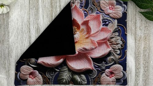 Small Altar Cloth - Floral, Traveling Altar Cloth, Portable Altar Cloth, Small Spaces Altar, Home Office Altar