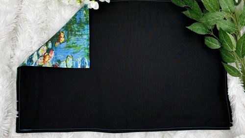 Monet Altar Cloth, Tarot Cloth, Altar Decor, Double Sided Altar Cloth, Wall Hanging, Dice Mat, Centerpiece