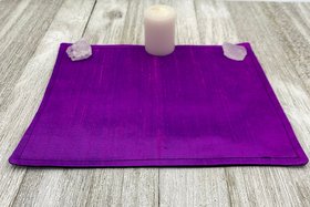 Silk MINI Altar Cloth - Magenta, Traveling Altar Cloth, Portable Altar Cloth, Small Spaces Altar, Home Office Altar