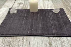 Silk MINI Altar Cloth - Gray, Traveling Altar Cloth, Portable Altar Cloth, Small Spaces Altar, Home Office Altar