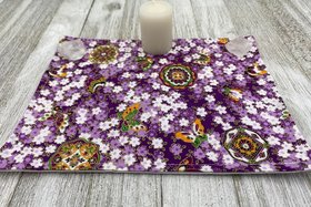 MINI Altar Cloth -Butterfly Mandala Traveling Altar Cloth, Portable Altar Cloth, Small Spaces Altar, Home Office Altar