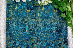 Blue Gold Shimmering Altar Cloth, Tarot Cloth, Altar Decor, Double Sided Altar Cloth, Wall Hanging, Dice Mat, Centerpiece