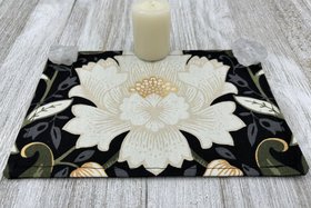 MINI Altar Cloth - Lotus, Traveling Altar Cloth, Portable Altar Cloth, Small Spaces Altar, Home Office Altar